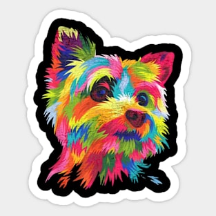 Dog cute puppy water color Sticker